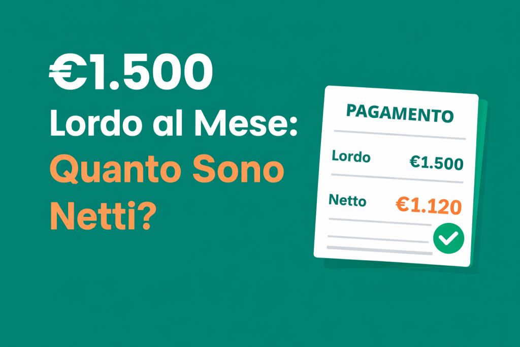 €1.500 Lordo al Mese: Quanto Sono Netti?